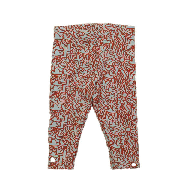 Open Edit Girls Blue | Red Leggings Size: 9 Months Blue | Red