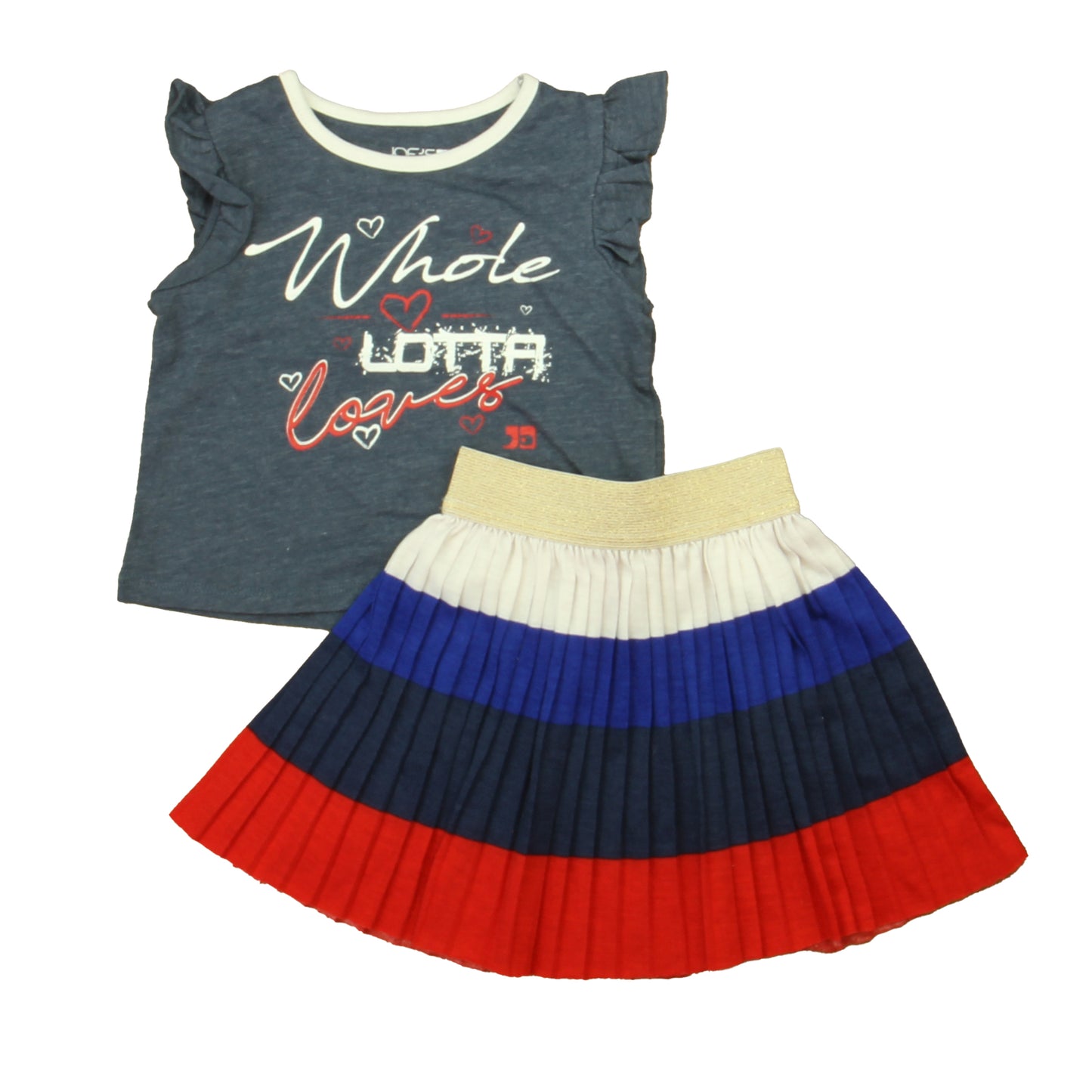 Joe's Girls Blue | Red Apparel Sets Size: 2T Blue | Red