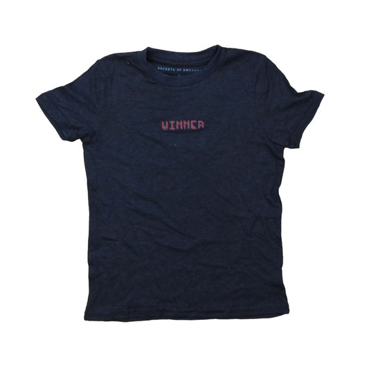 Rockets Of Awesome Boys Blue | Red T-Shirt Size: 5T Blue | Red