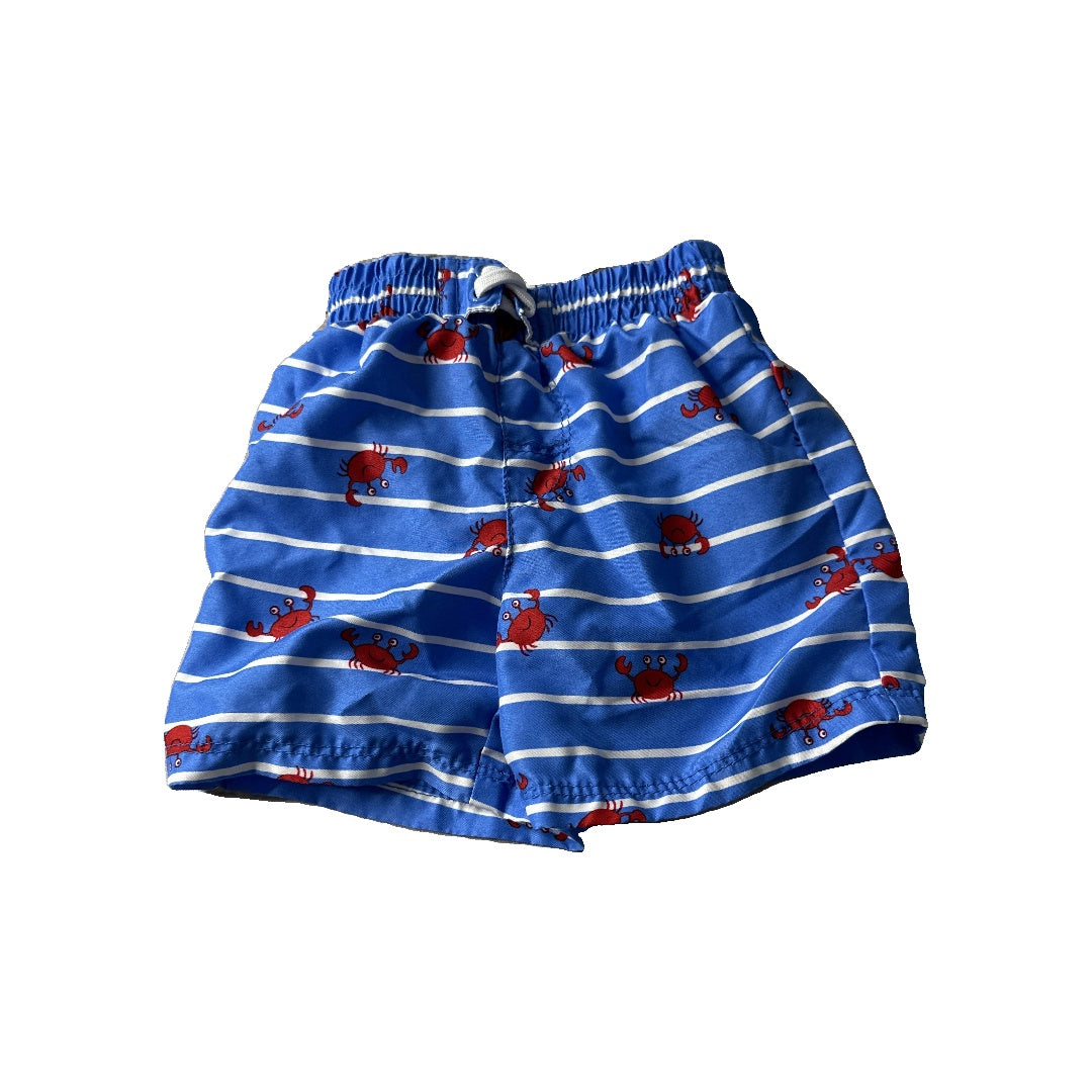 WonderNation Boys Blue | Red Trunks Size: 6-9 months Blue | Red