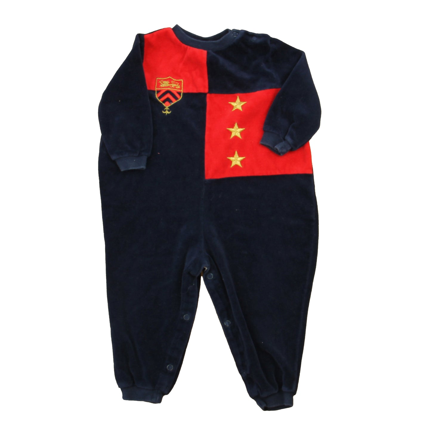 Sylvia Whyte for Saks Boys Blue | Red Long Sleeve Outfit Size: 24 Months Blue | Red