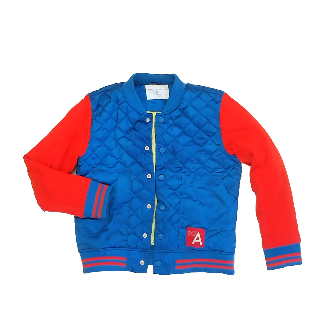 Rockets Of Awesome Boys Blue | Red Jacket Size: 10 Blue | Red