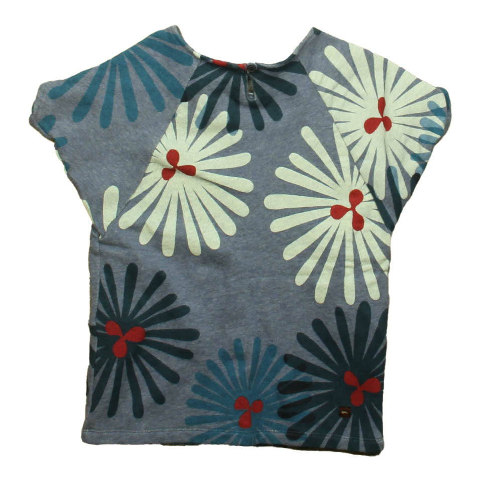 Tea Girls Blue | Red Dress Size: 2T Blue | Red