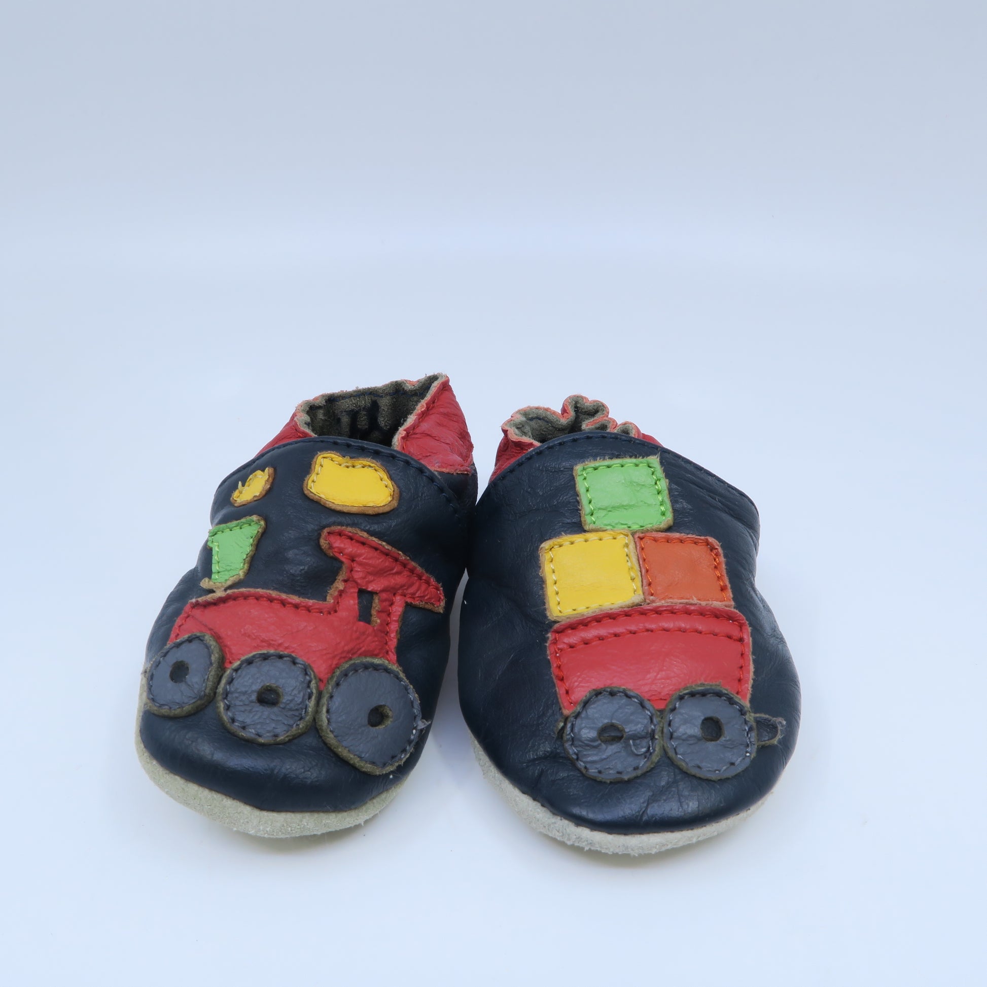 Ministar Boys Blue | Red Shoes Size: *0-3 Months Blue | Red