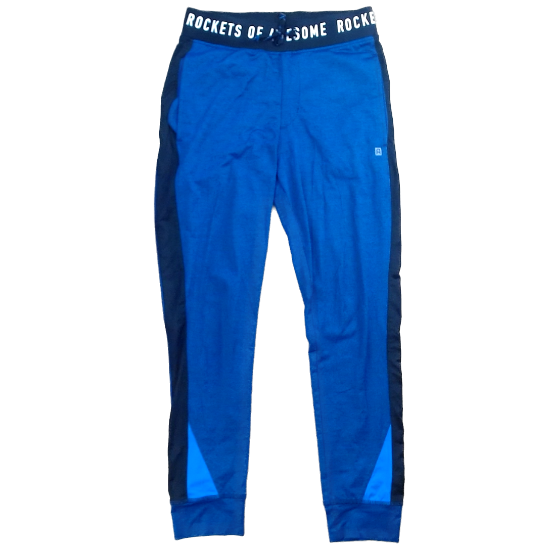 Rockets Of Awesome Boys Blue | ROA Waistband Casual Pants Size: 5T - 12 Years Blue | ROA Waistband