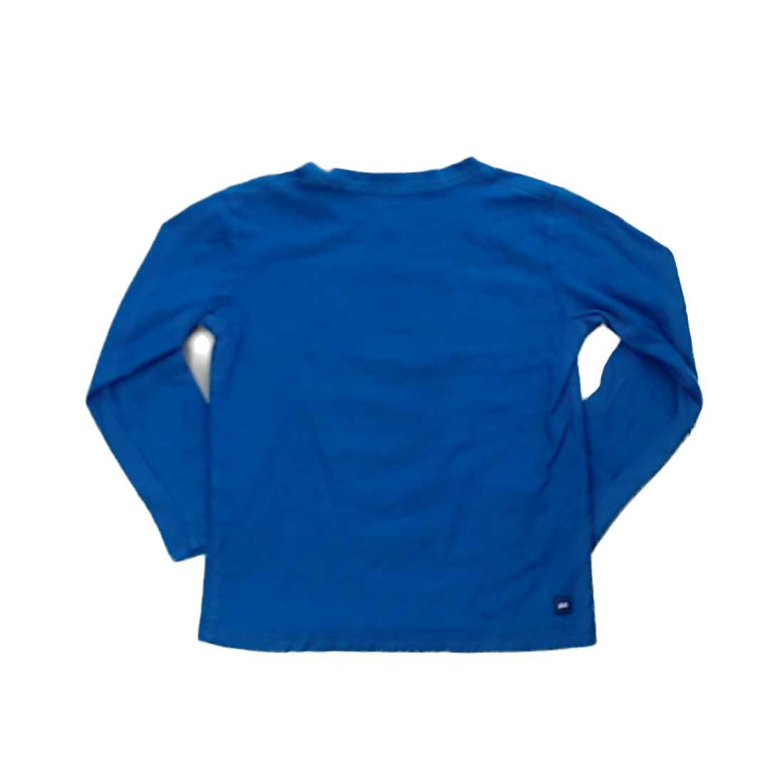 Tea Collection Boys Blue | Robot Long Sleeve Shirt Size: 6 Years Blue | Robot