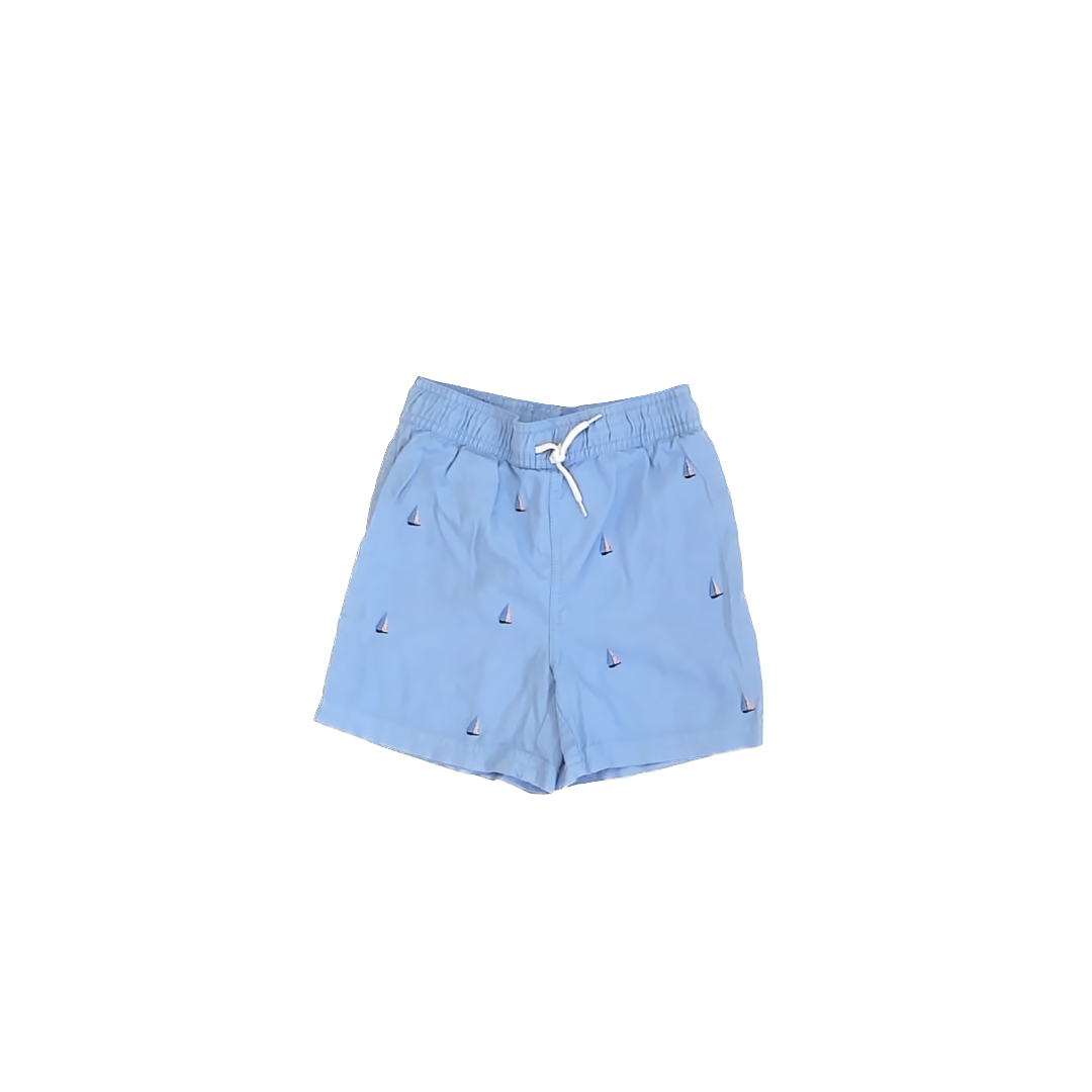 Janie and Jack Boys Blue | Sail Boats 1-piece Swimsuit Size: 6 Years Blue | Sail Boats