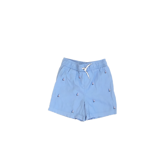 Janie and Jack Boys Blue | Sail Boats 1-piece Swimsuit Size: 6 Years Blue | Sail Boats