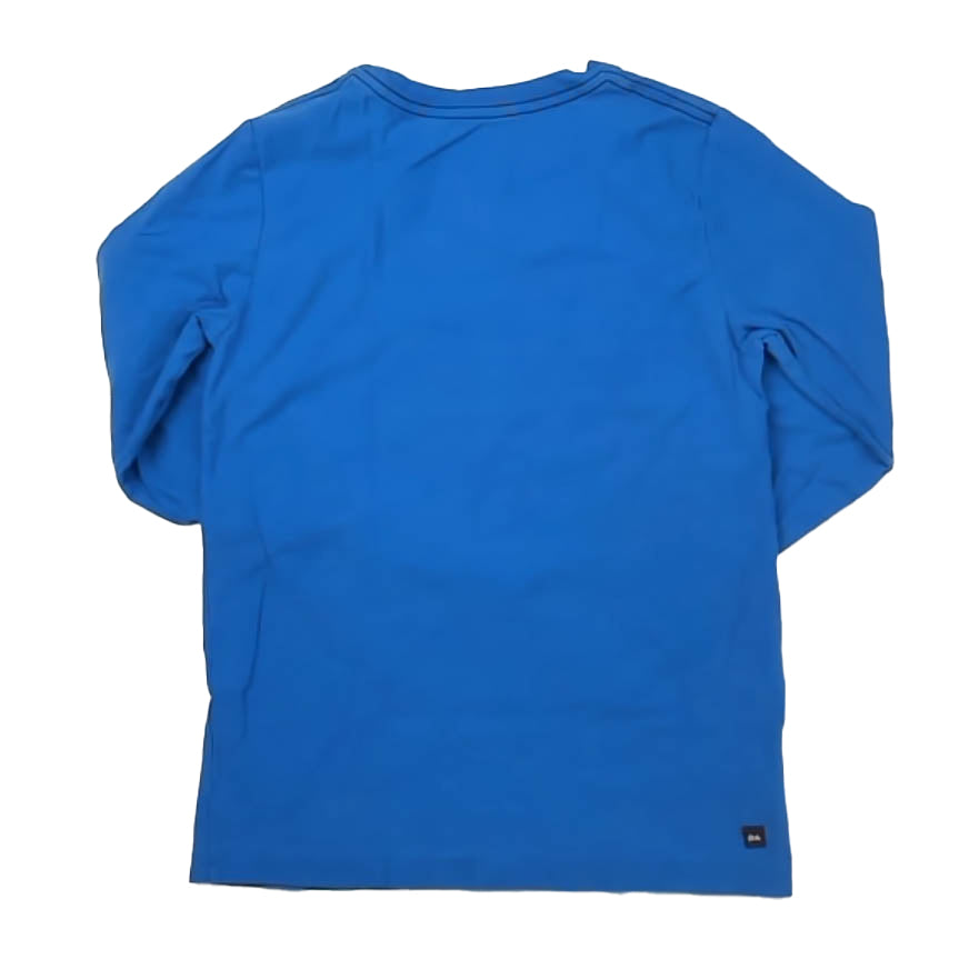 Tea Collection Boys Blue Sailboat Long Sleeve T-Shirt Size: 12 Years Blue Sailboat