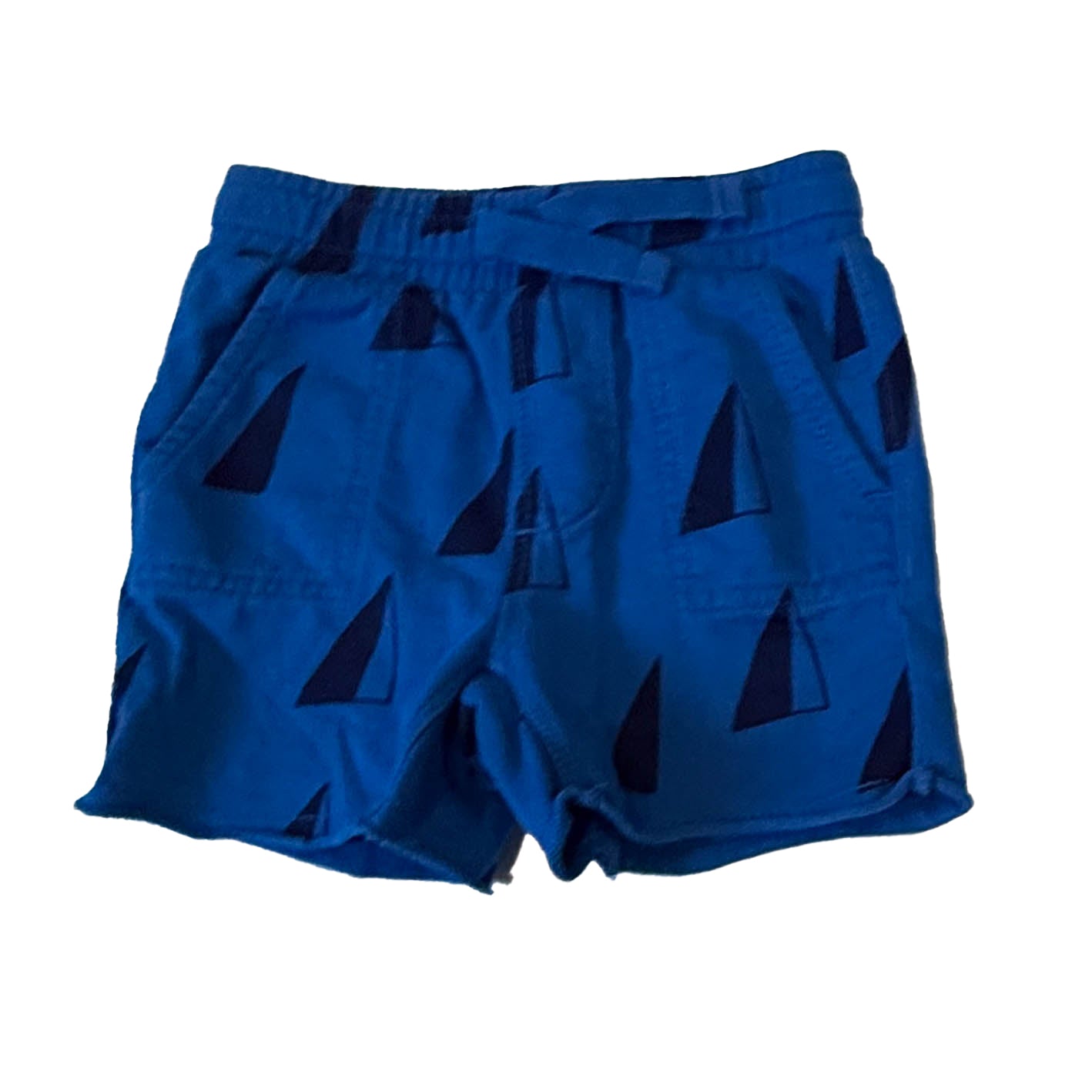 Tea Collection Boys Blue Sailboats Shorts Size: 12-18 Months Blue Sailboats