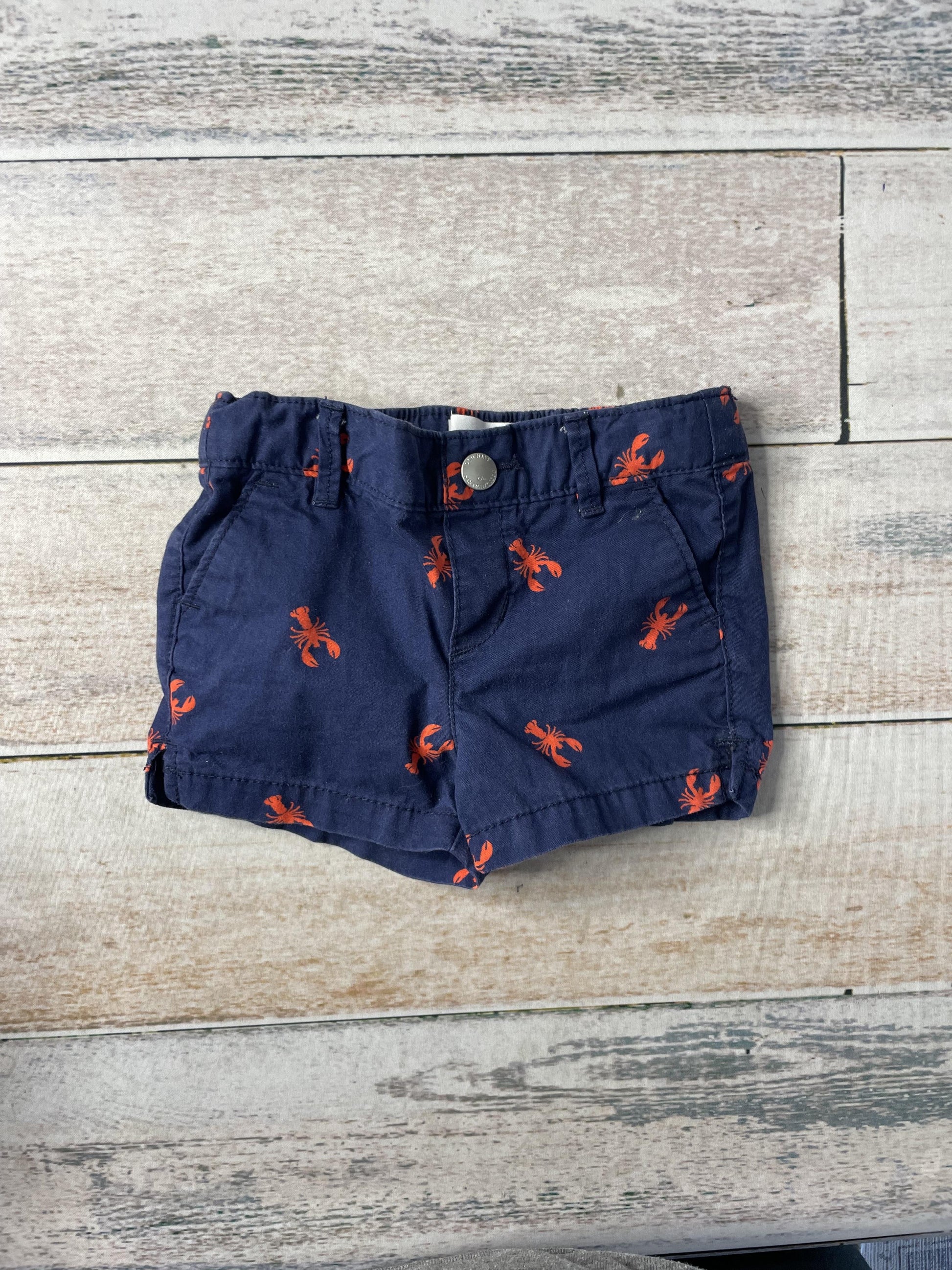 Old Navy Unisex Blue | Sea Animals Shorts Size: 18-24 months Blue | Sea Animals