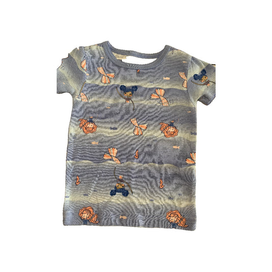 Just Born Girls Blue | Sea Animals Pajamas Size: 12M Blue | Sea Animals