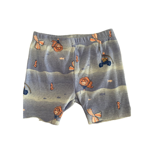 Just Born Girls Blue | Sea Animals Pajamas Size: 12M Blue | Sea Animals