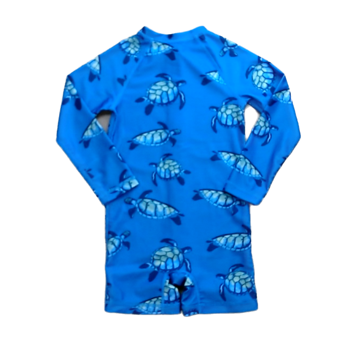 Tea Collection Unisex Blue | Seaturtles 1-piece Swimsuit Size: 4T Blue | Seaturtles