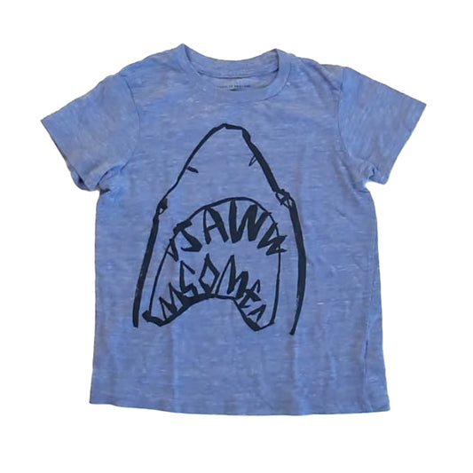 Rockets Of Awesome Boys Blue Shark T-Shirt Size: 4-5T Blue Shark