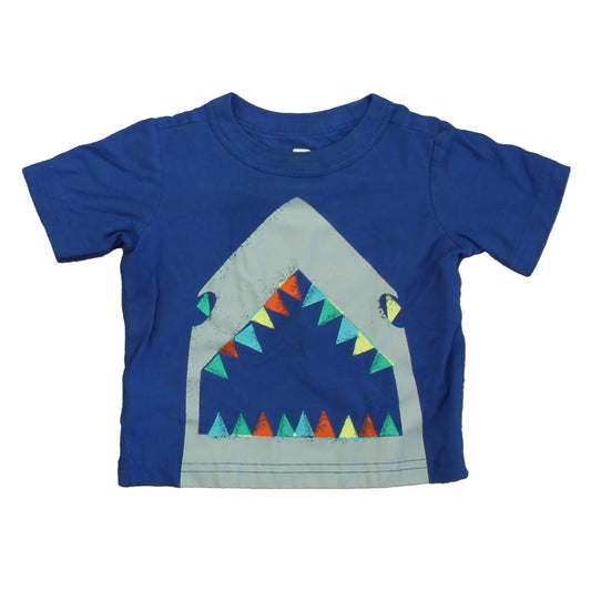 Tea Boys Blue Shark T-Shirt Size: 9-12 Months Blue Shark
