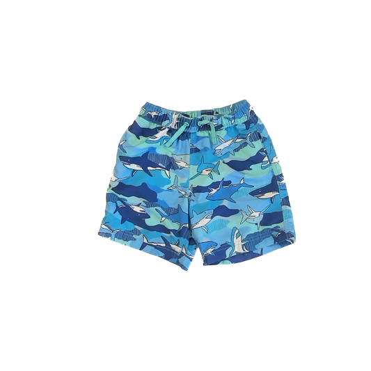 Hanna Andersson Boys Blue Sharks Trunks Size: 6-7 Years Blue Sharks