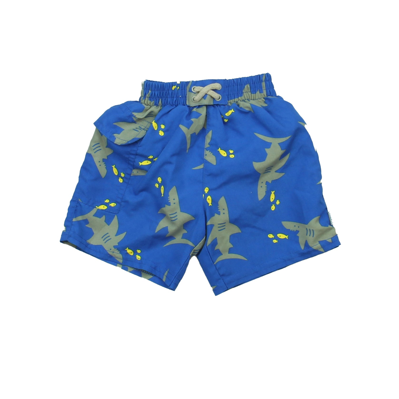 iPlay Boys Blue Sharks Trunks Size: 6-12 Months Blue Sharks