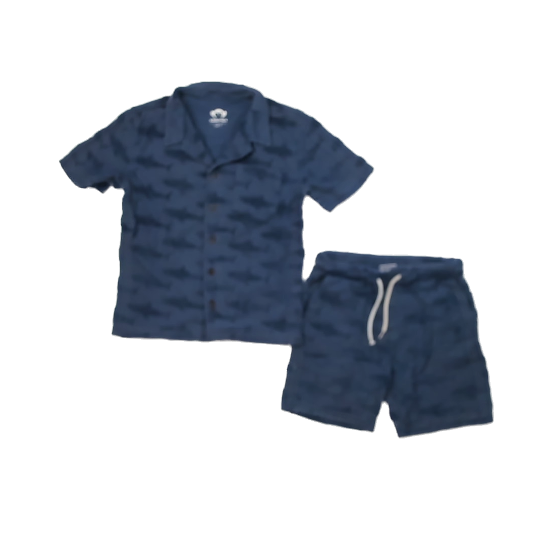 Appaman Boys Blue | Sharks Apparel Sets Size: 7 Years Blue | Sharks