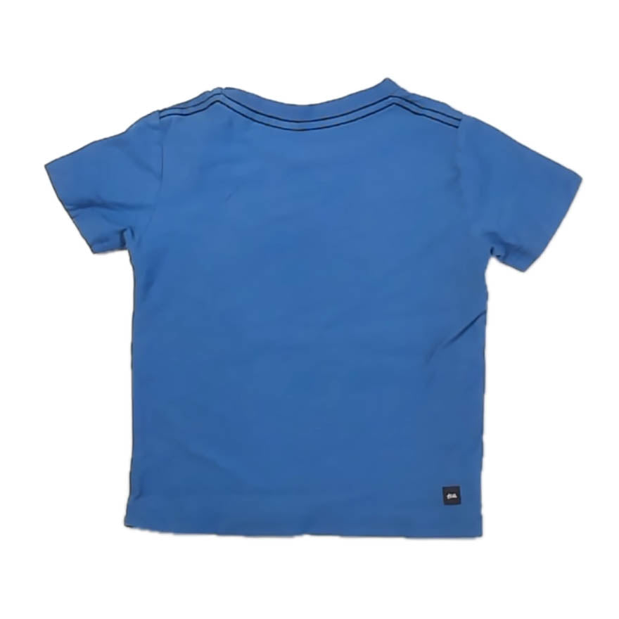 Tea Collection Boys Blue Ship T-Shirt Size: 4T Blue Ship