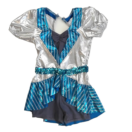A Wish Come True Girls Blue | Silver Dance wear Size: 7-10 Years Blue | Silver