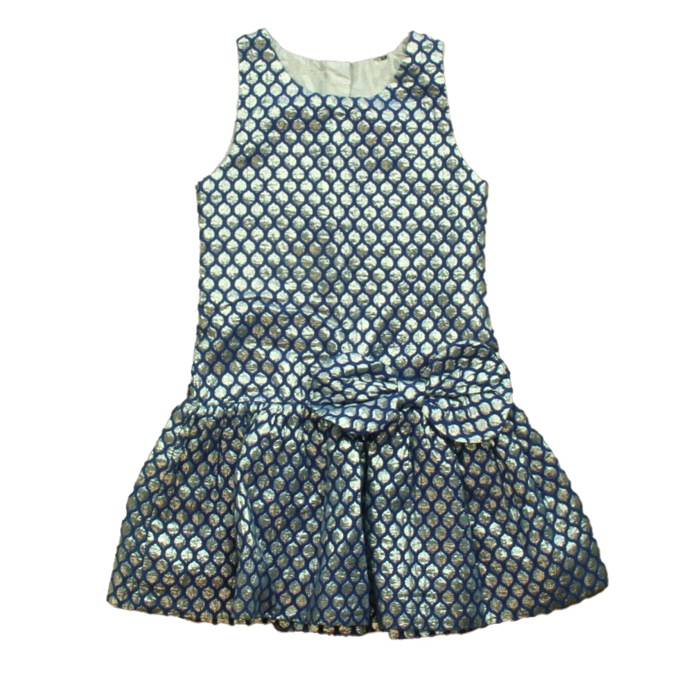 Unknown Brand Girls Blue | Silver Dress Size: 3T Blue | Silver