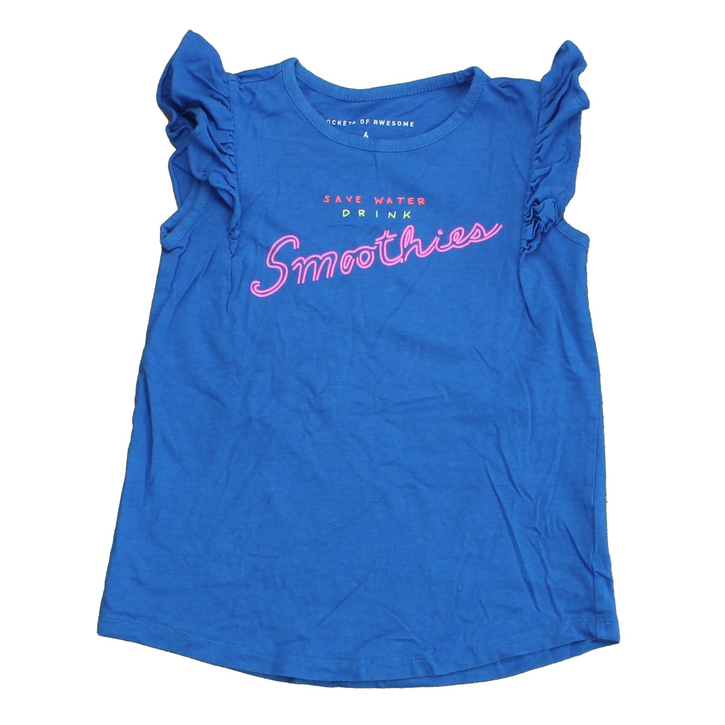 Rockets Of Awesome Girls Blue | Smoothies Tank Top Size: Big Girl