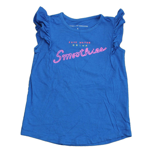 Rockets Of Awesome Girls Blue | Smoothies Tank Top Size: Big Girl