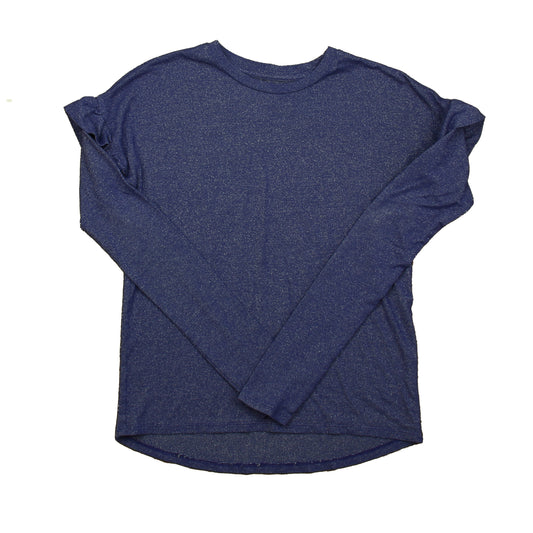 Rockets Of Awesome Girls Blue Sparkle Long Sleeve T-Shirt Size: 12 Years Blue Sparkle