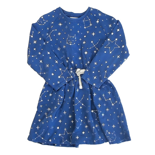 Hatley Girls Blue Stars Dress Size: 5T Blue Stars