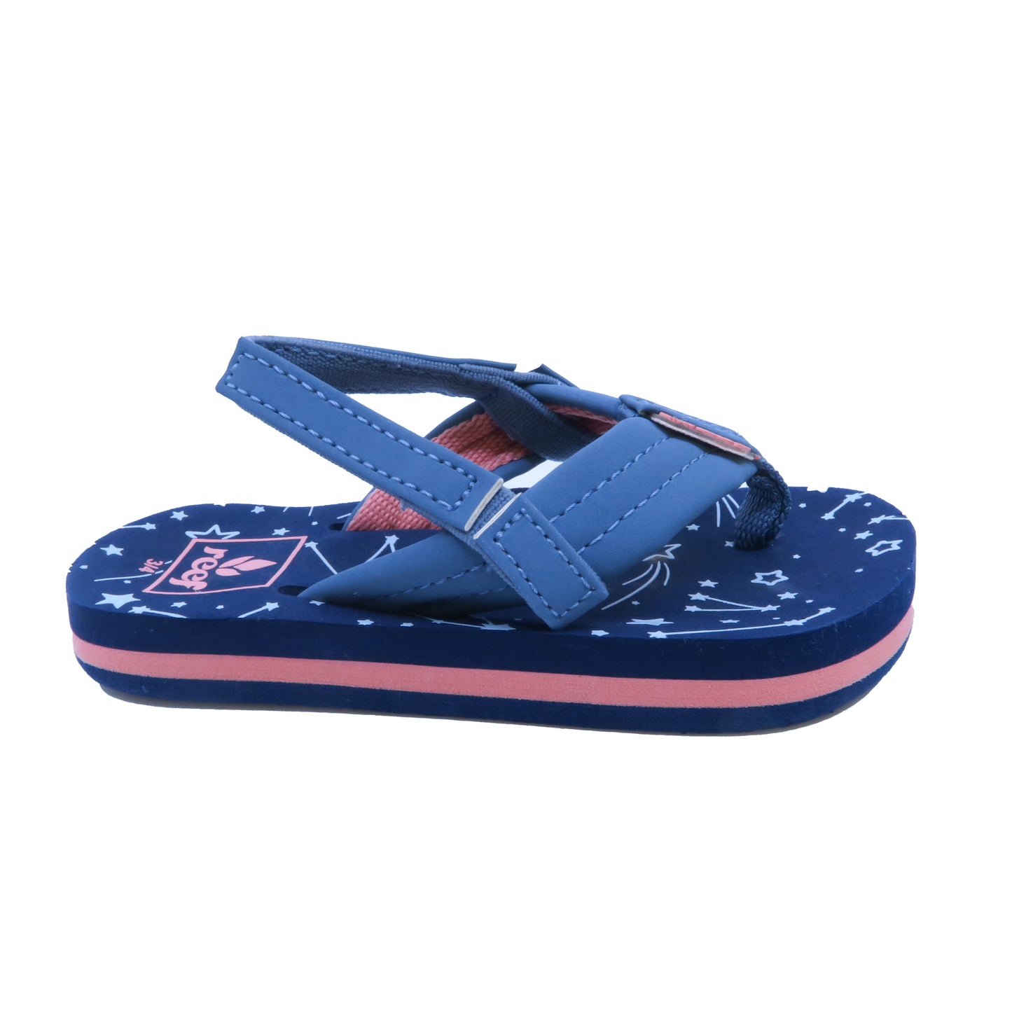 Reef Boys Blue Stars Flip Flops Size: 3-4 Infant Blue Stars