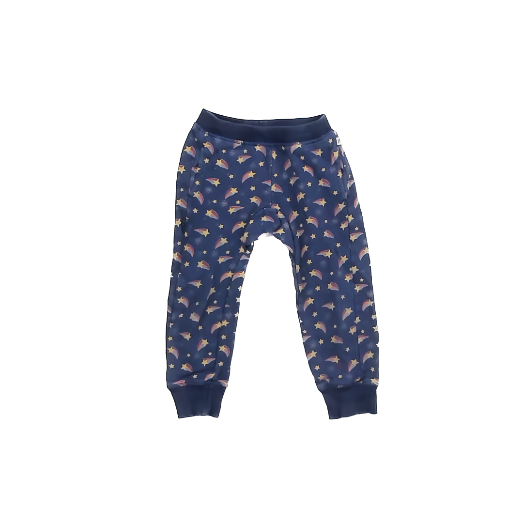 pact Unisex Blue Stars Casual Pants Size: 4-5T Blue Stars