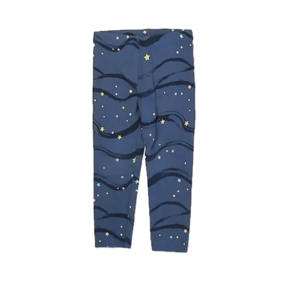 Tea Collection Girls Blue Stars Leggings Size: 3T Blue Stars