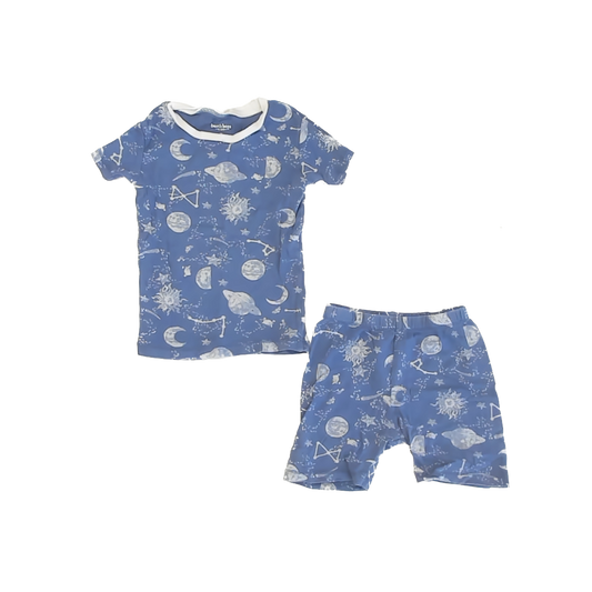Burt's Bees Boys Blue Stars 2-piece Pajamas Size: 3T Blue Stars