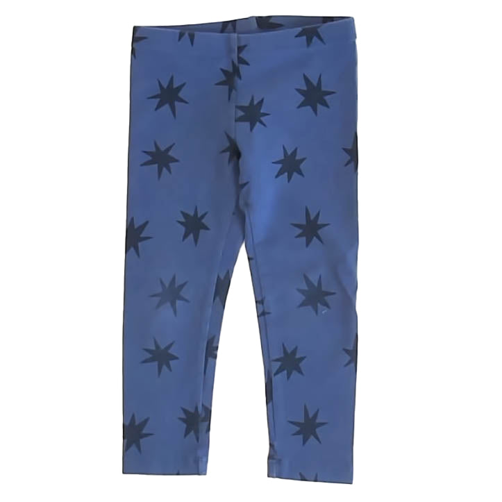 Tea Collection Girls Blue Stars Leggings Size: 3T Blue Stars