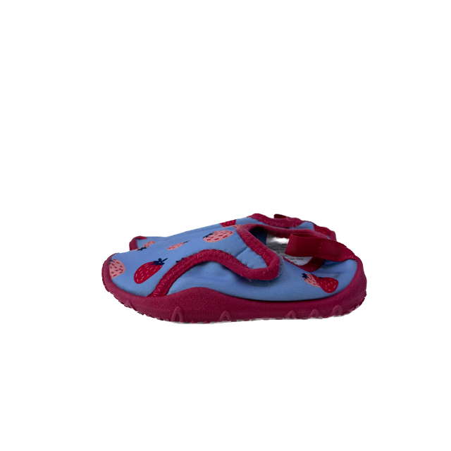 Lily & Dan Girls Blue | Strawberry Water Shoes Size: 5/6 Toddler Blue | Strawberry