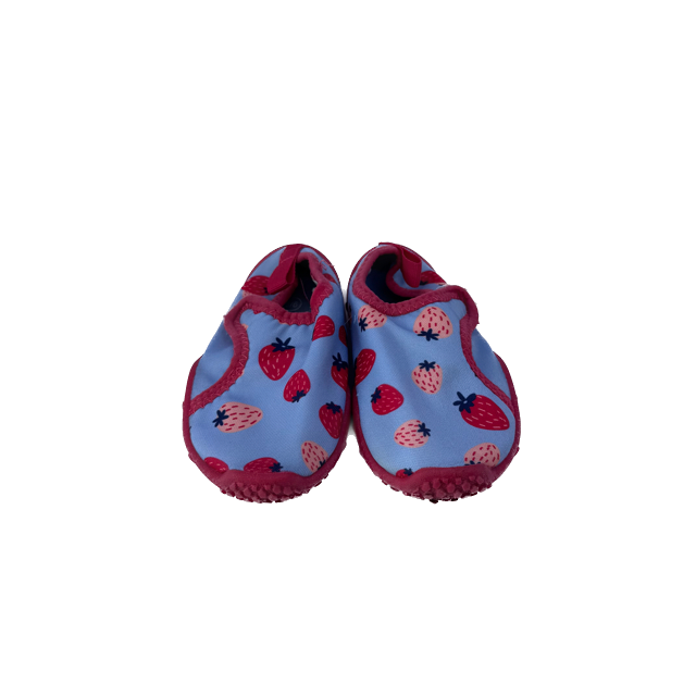 Lily & Dan Girls Blue | Strawberry Water Shoes Size: 5/6 Toddler Blue | Strawberry
