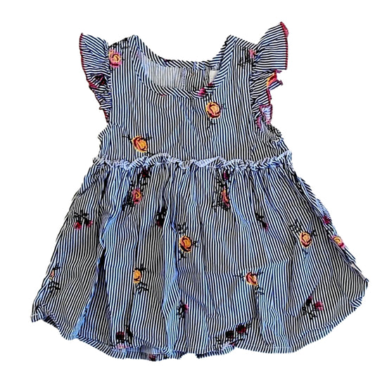 BCBG Girls Blue Stripe | Floral Blouse Size: 2T Blue Stripe | Floral