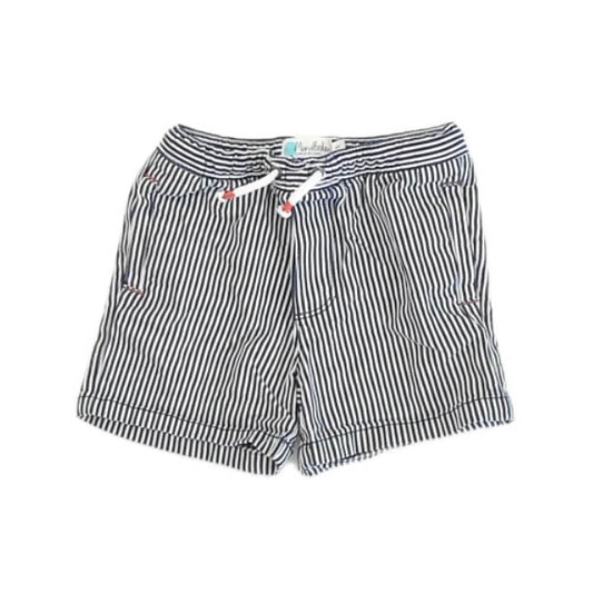 Boden Girls Blue Stripe Shorts Size: 4T Blue Stripe
