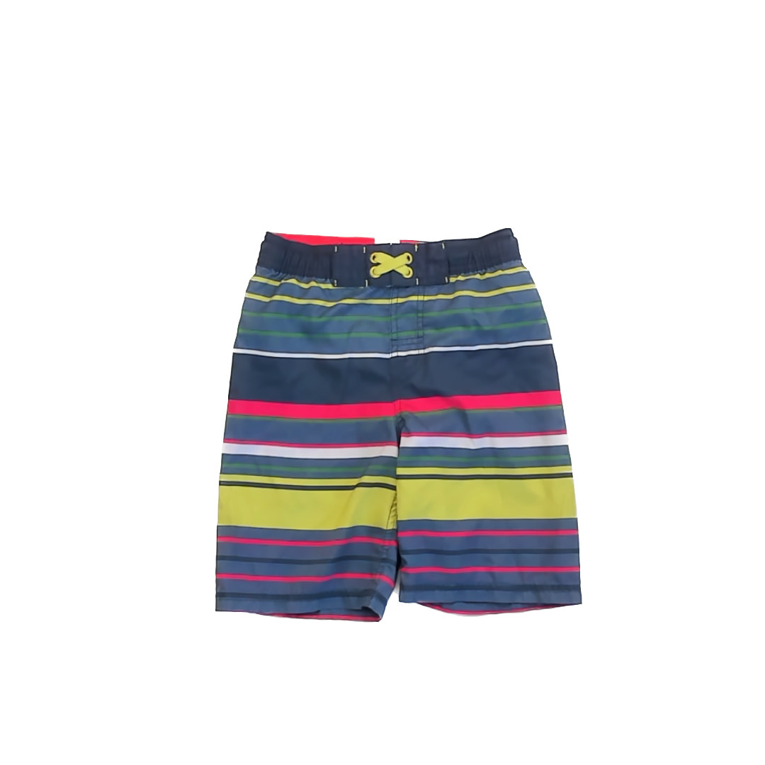 Cat & Jack Boys Blue Stripe Trunks Size: 6/7 Blue Stripe