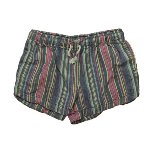 Osh Kosh Girls Blue Stripe Shorts Size: 10 Years