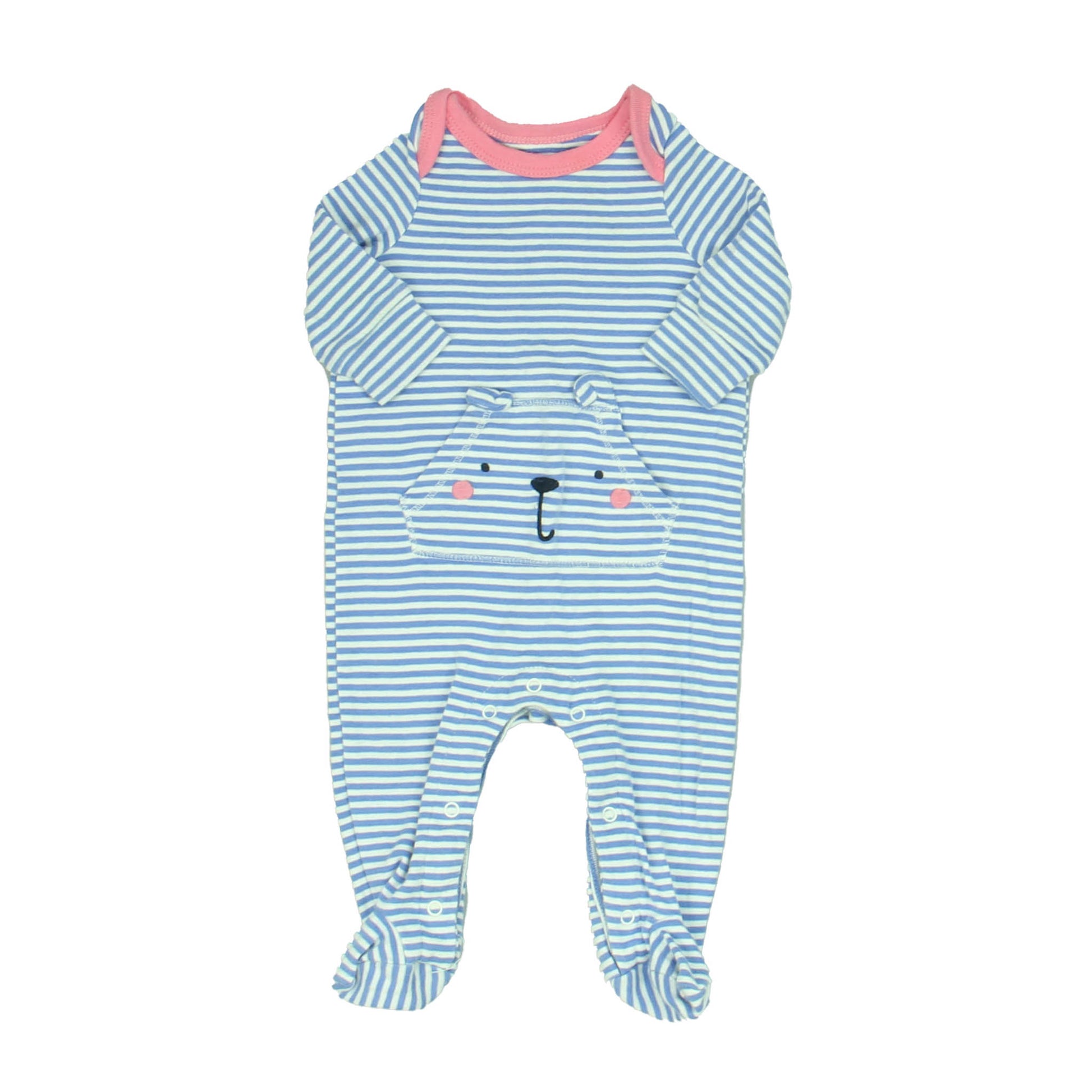 Gap Boys Blue Stripe Long Sleeve Outfit Size: 0-3 Months Blue Stripe