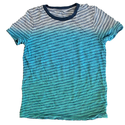 Rockets Of Awesome Boys Blue Stripe T-Shirt Size: 10 Years Blue Stripe