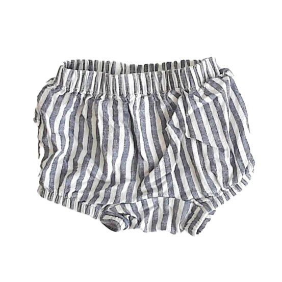 Tea Collection Girls Blue Stripe Shorts Size: 12-18 Months Blue Stripe