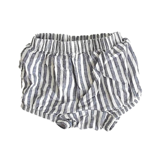 Tea Collection Girls Blue Stripe Shorts Size: 12-18 Months Blue Stripe