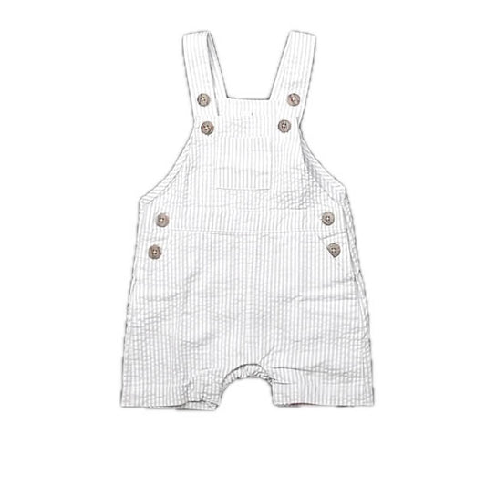 Little Gent Boys Blue Stripe Romper Size: 3-6 Months Blue Stripe