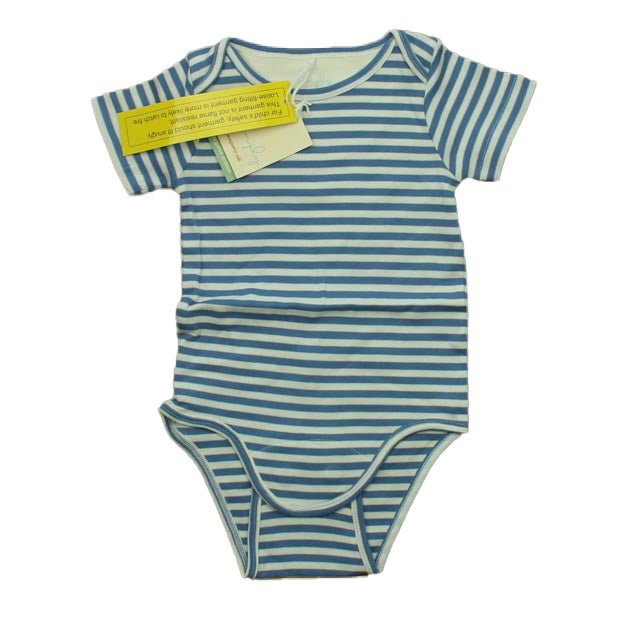 Magnetic Me Boys Blue Stripe Onesie Size: 9-12 Months