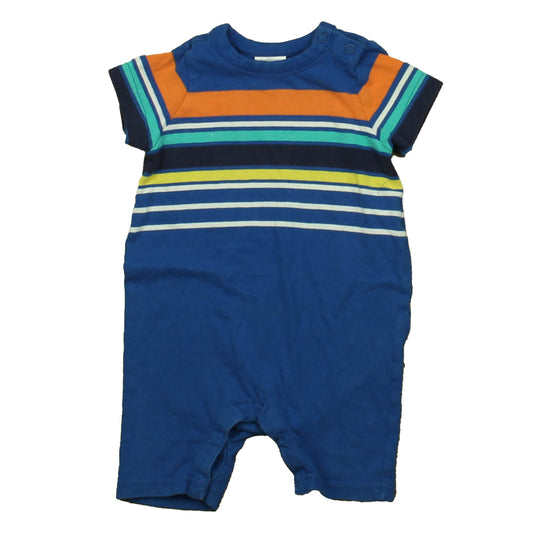 Hanna Andersson Boys Blue Stripe Romper Size: 3-6 Months Blue Stripe