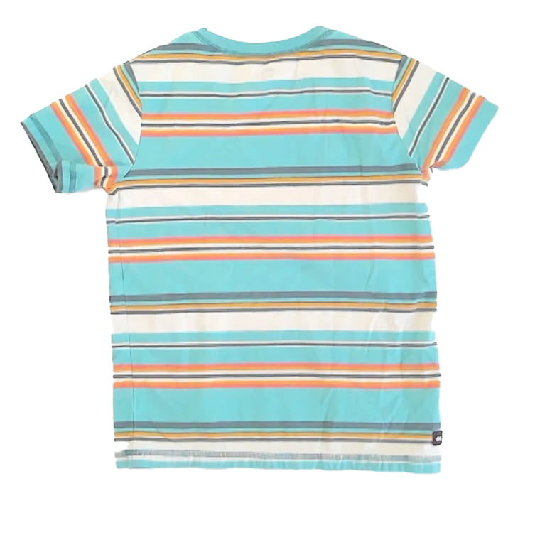 Tea Collection Boys Blue Stripe T-Shirt Size: 7 Years Blue Stripe