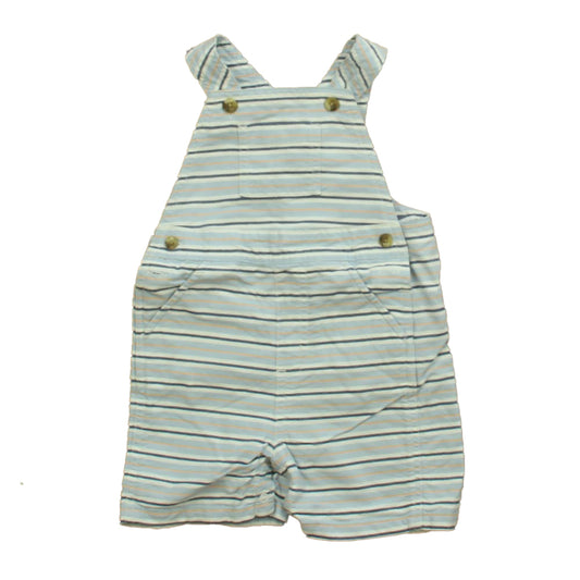 Janie and Jack Boys Blue Stripe Romper Size: 6-12 Months Blue Stripe